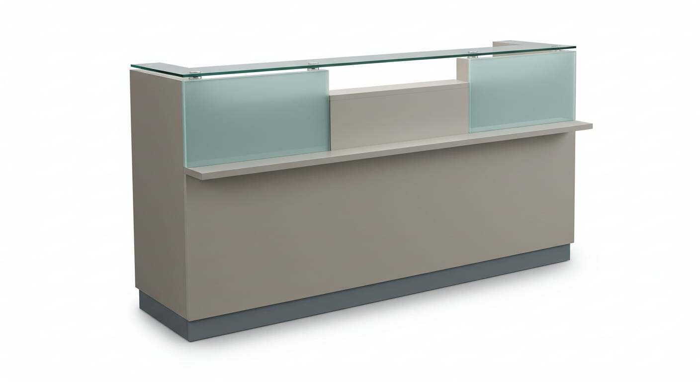 Glass Top Desk for Hospital environments