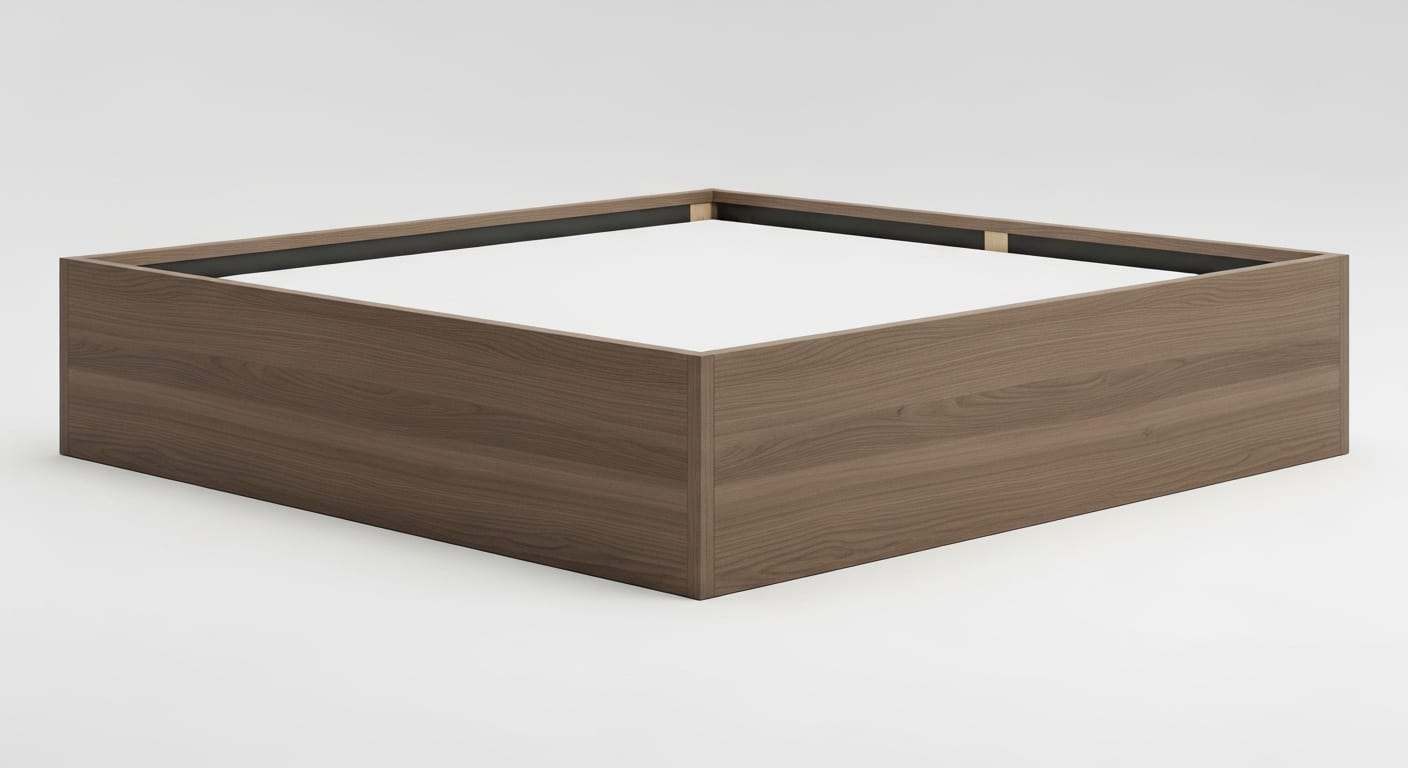 King Bed Frame - MDF for Hotel environments, alternate view