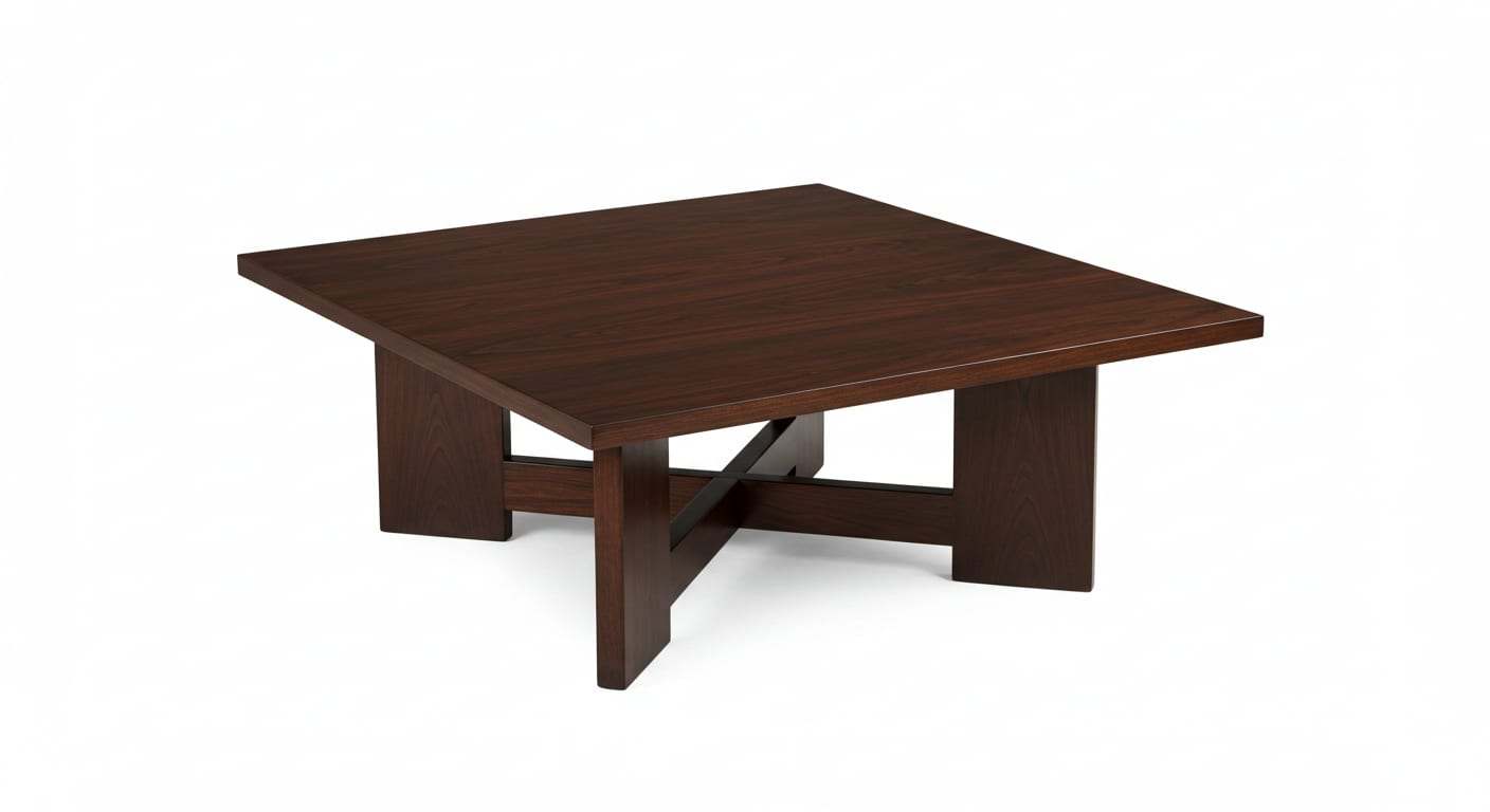 Square Coffee Table for Lobby Area environments, alternate view