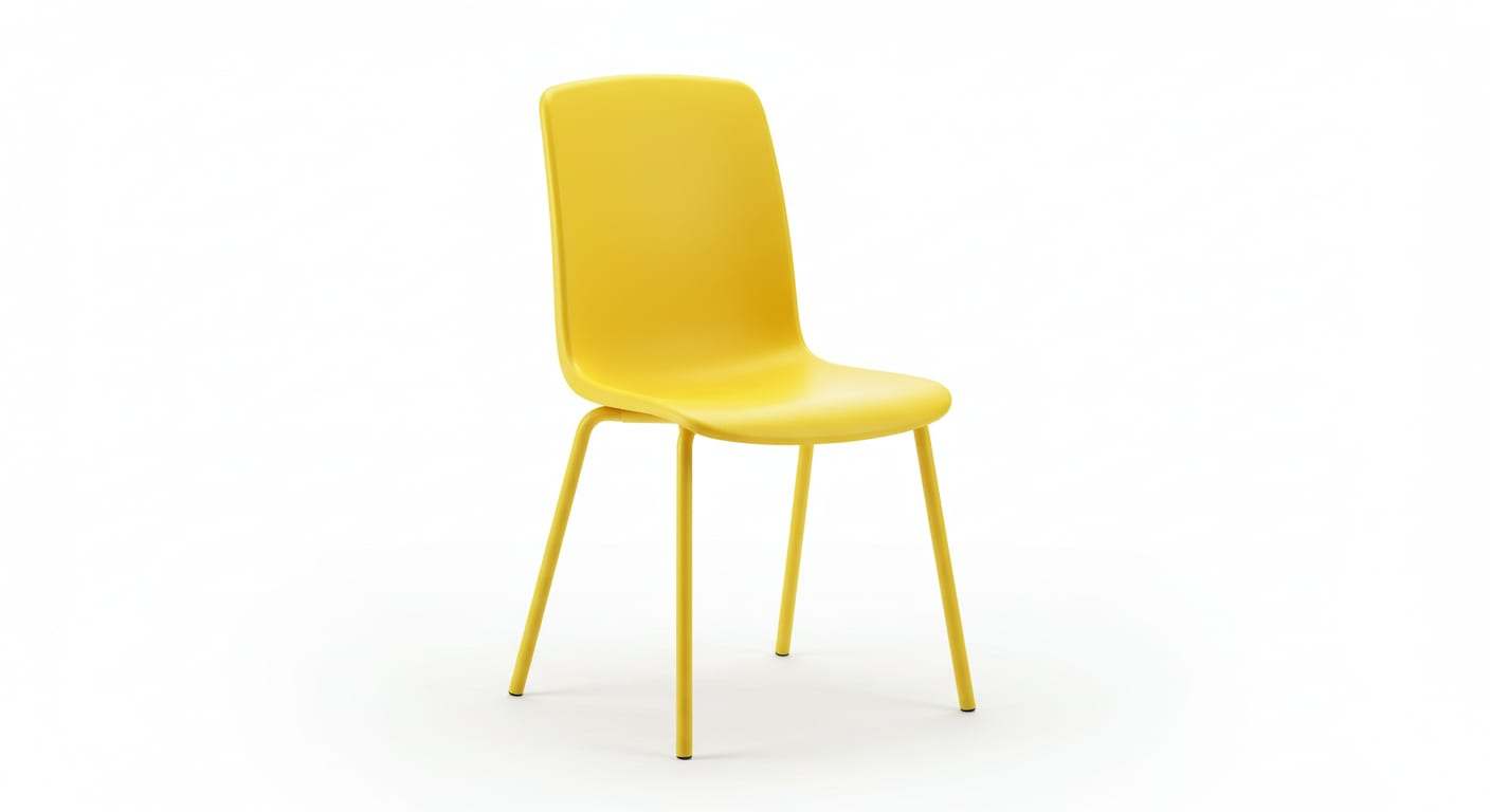 Outdoor Plastic Chair for Restaurant environments, alternate view