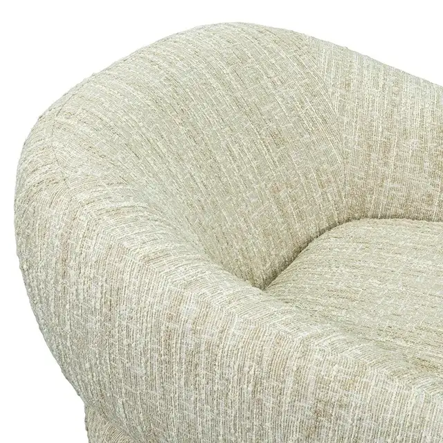Contemporary Birche Beige Accent Chair for Residential environments, alternate view