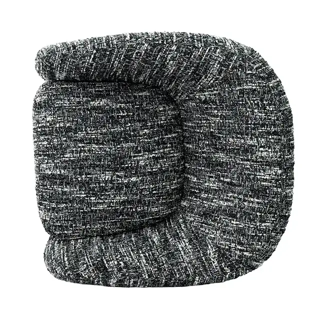 Contemporary Black Accent Chair (Pyrena) for Residential environments, alternate view