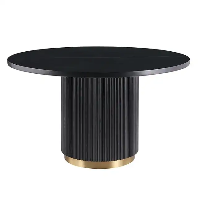 Contemporary Black Dining Set for Residential environments, alternate view