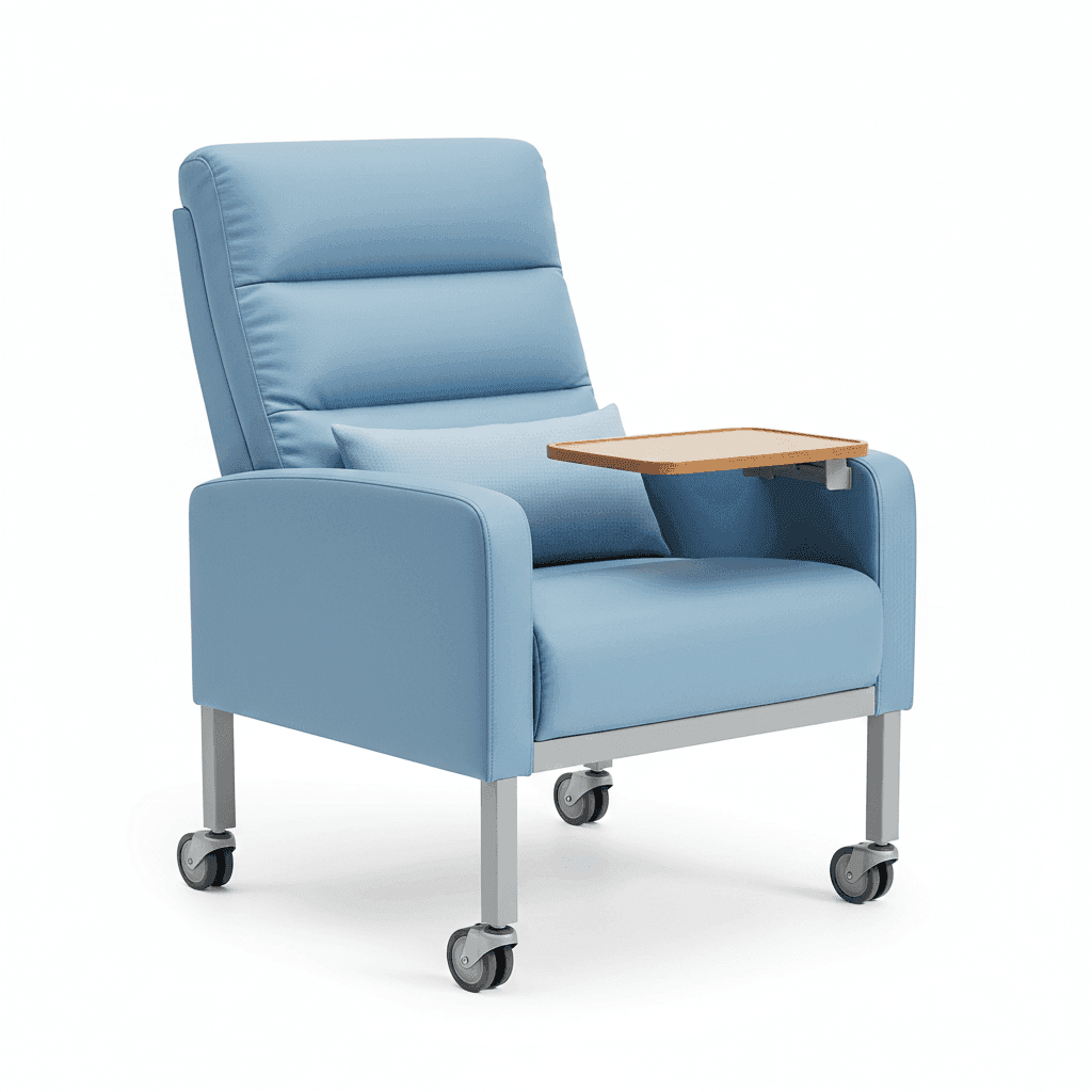 Contoured Lounge Chair for Hospital environments