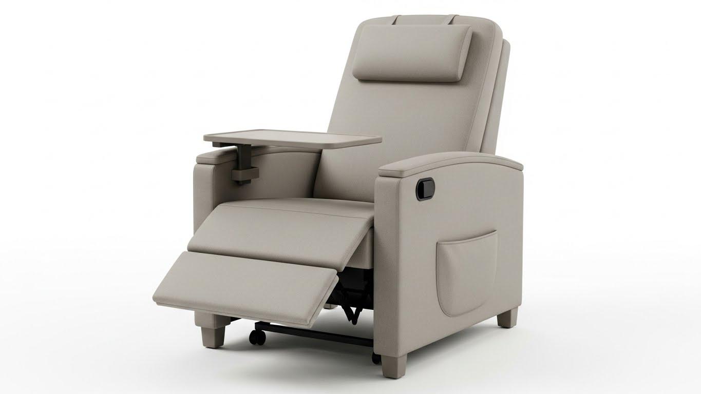 Compact Lounge Chair for Hospital environments