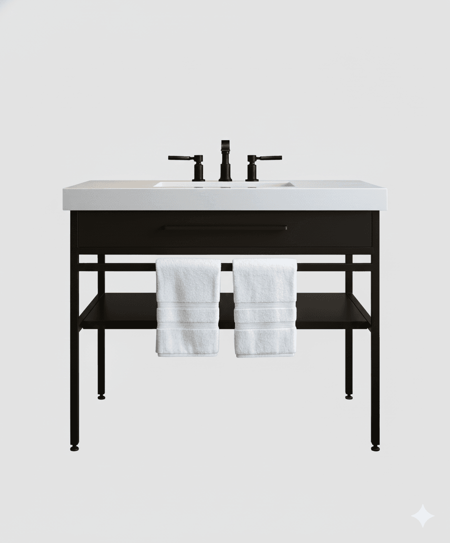 Vanity 3, custom commercial furniture by DMD Furnishing