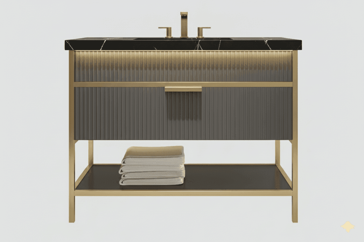 Vanity 4, custom commercial furniture by DMD Furnishing