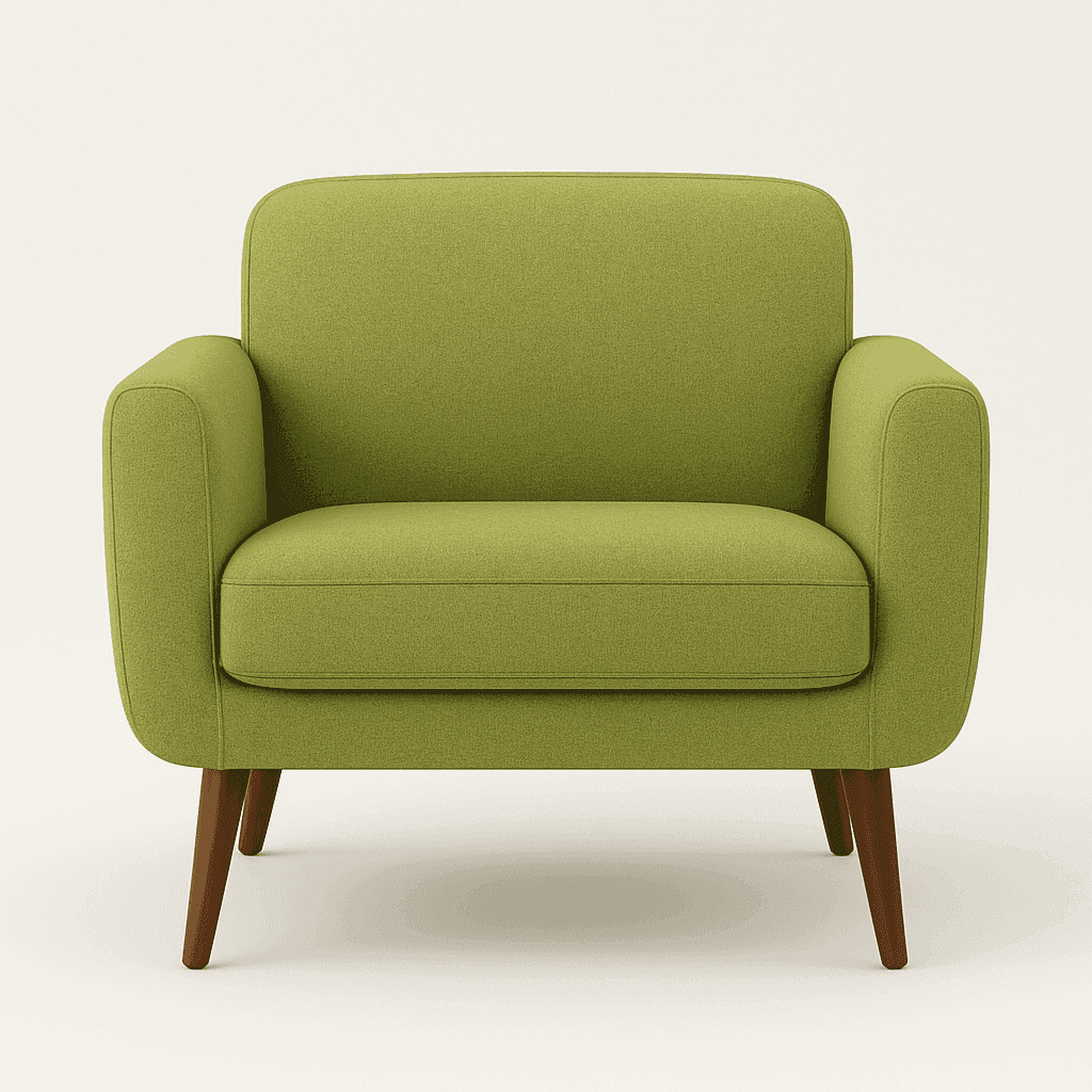 Nova Green Arm Chair, custom commercial furniture by DMD Furnishing