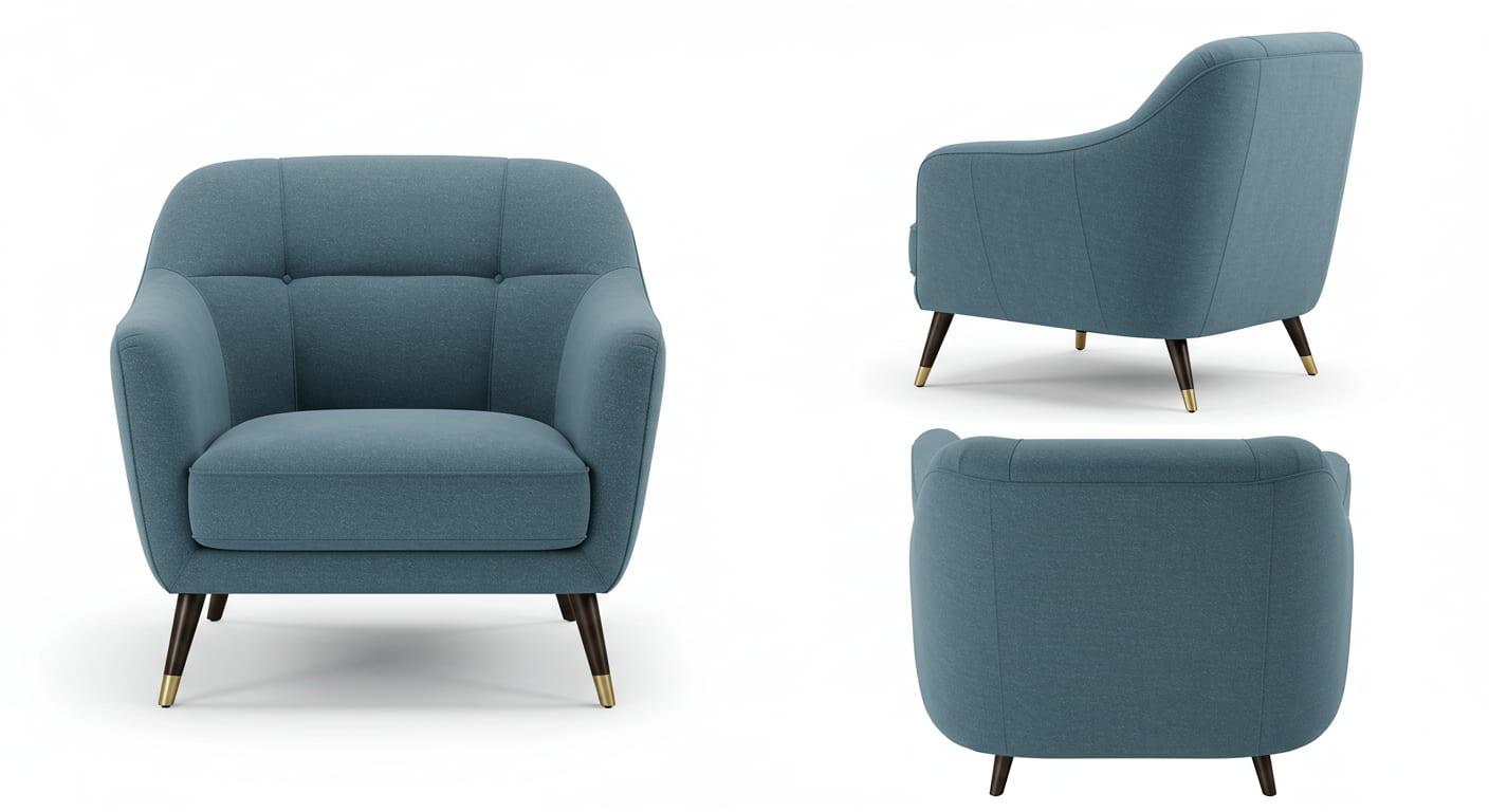 Metal Accent Chair for Lobby Area environments