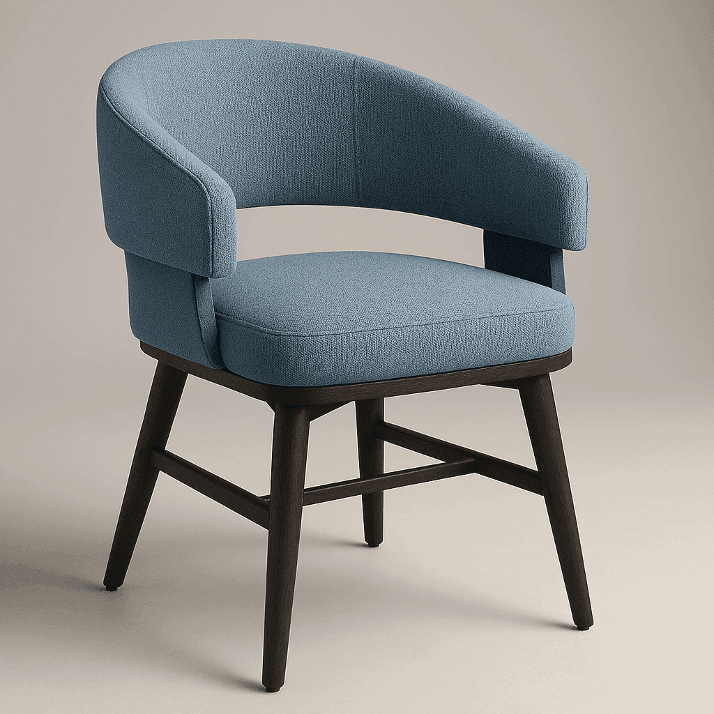 Wooden Accent Chair for Lobby Area environments