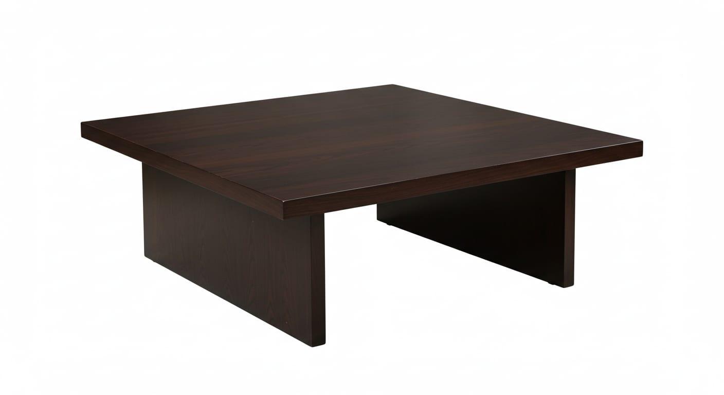 Square Coffee Table - Square Coffee Table Waterfall Legs