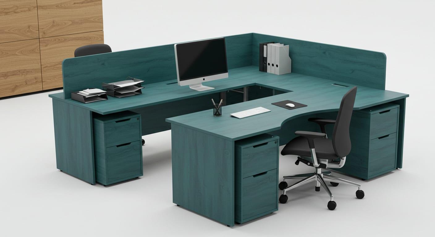 U-Shaped Executive Desk for Office environments