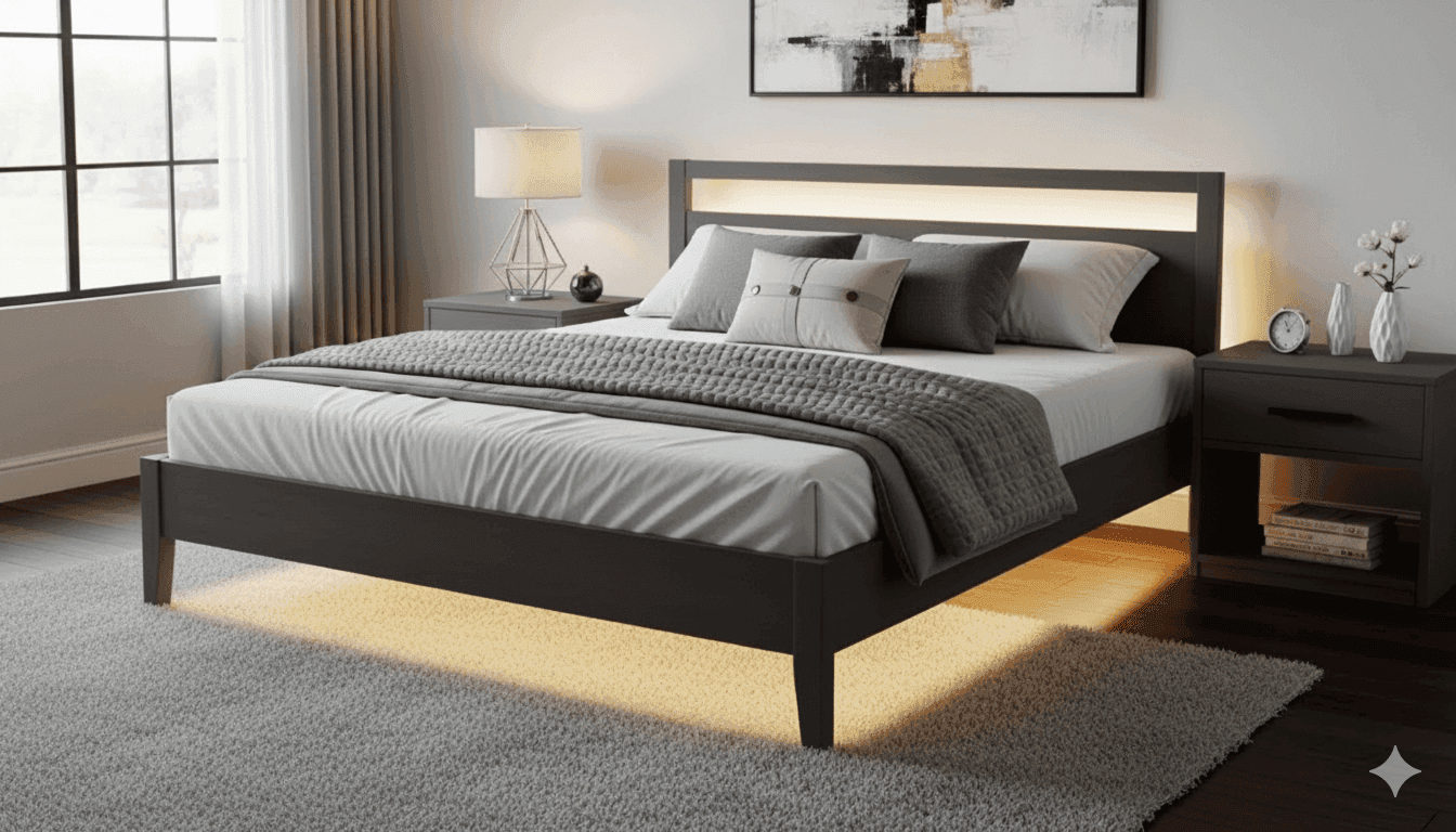 King Bed Frame - bedroom