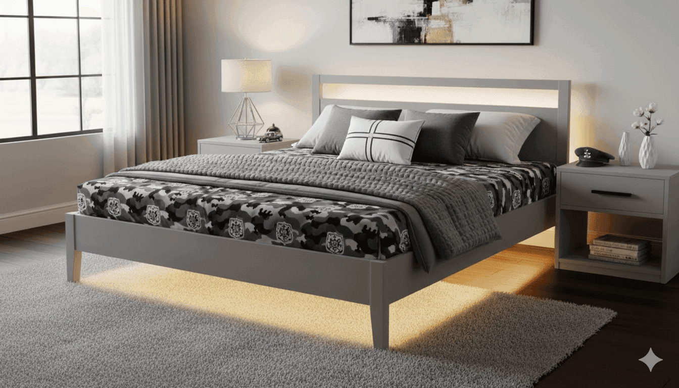 King Bed Frame - bedroom