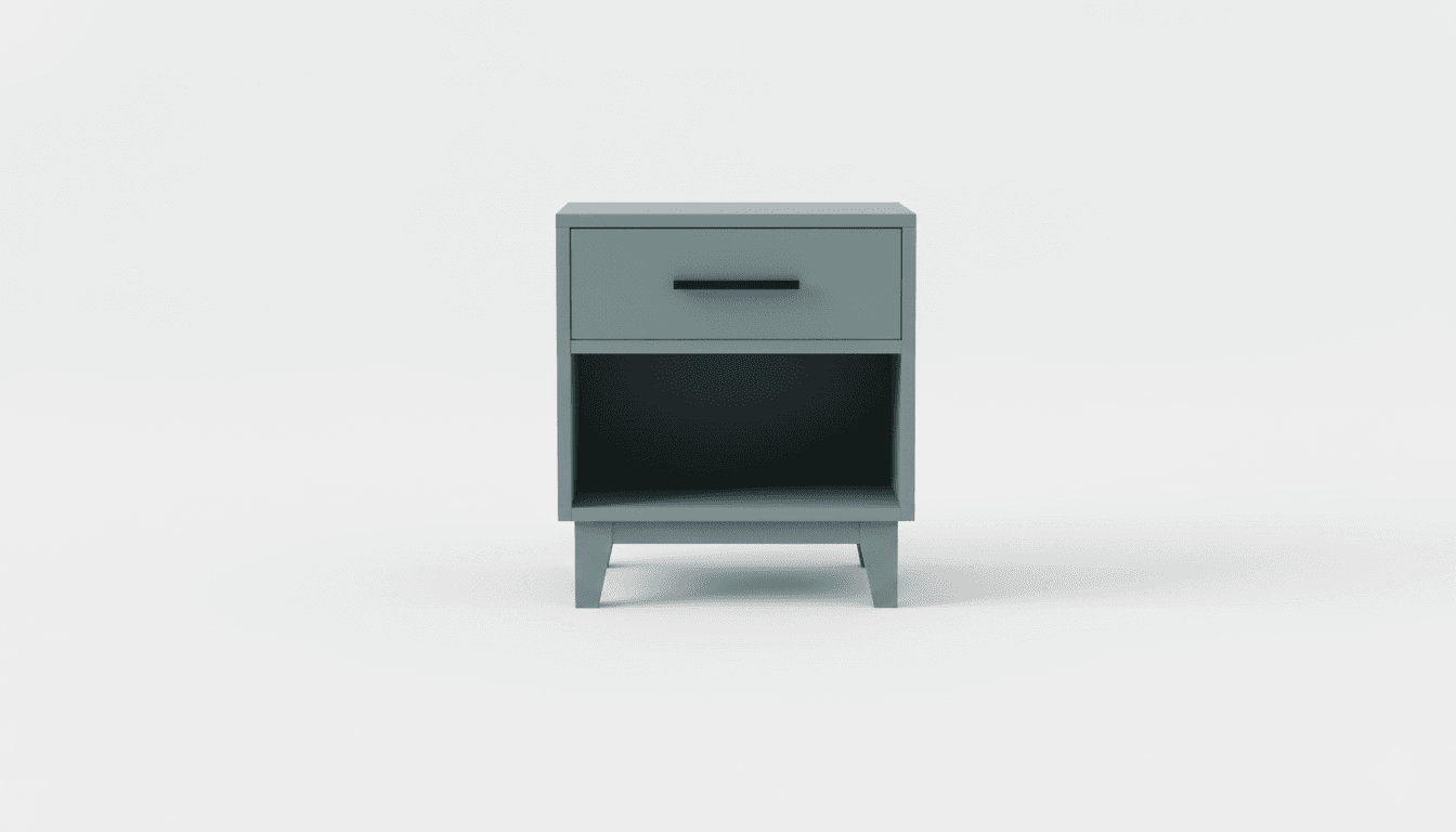Single Drawer Nightstand - bedroom