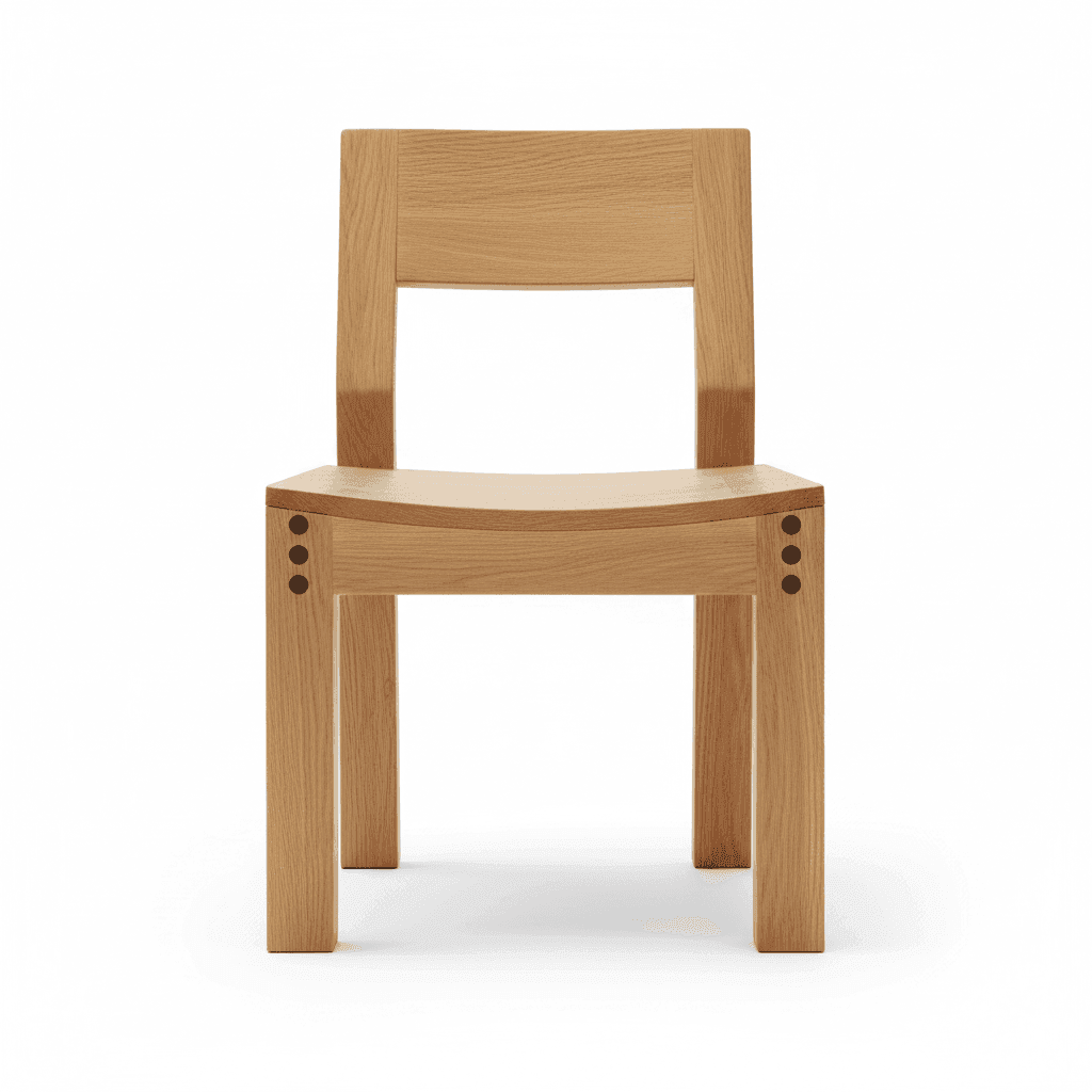 Residential Wooden Dining Chair for Residential environments, alternate view