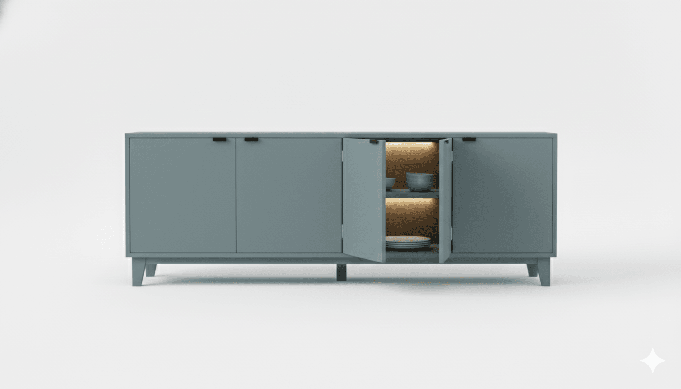 Buffet Cabinet for Residential environments, alternate view