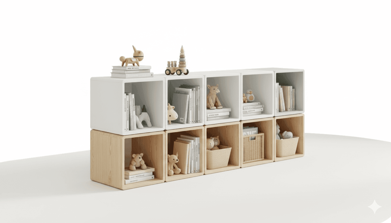 Cubbies Storage - kids room