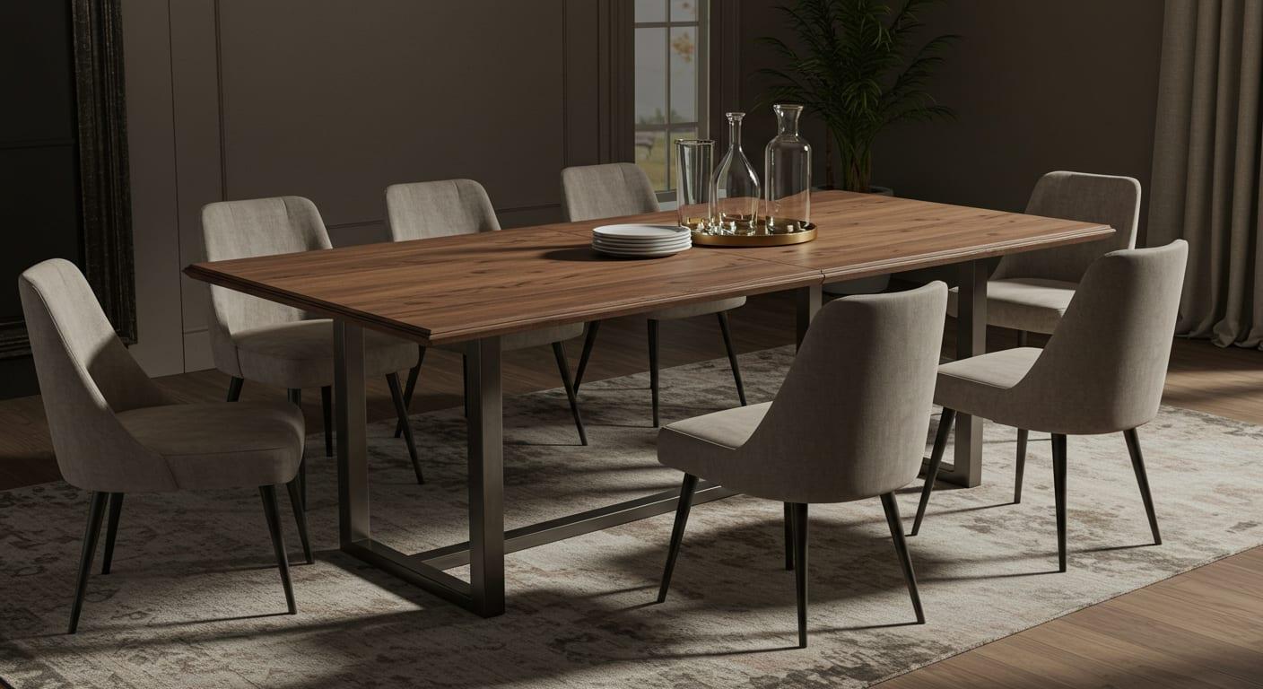 Restaurant 6-Seater Dining Table for Restaurant environments, alternate view