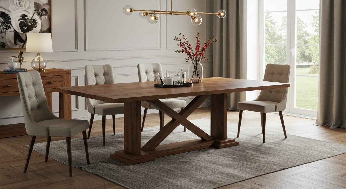 6-Seater Table - 6-Seater Table Wood