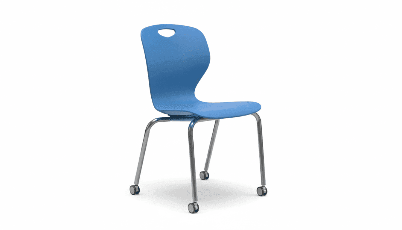 Classroom Plastic Chair, custom commercial furniture by DMD Furnishing