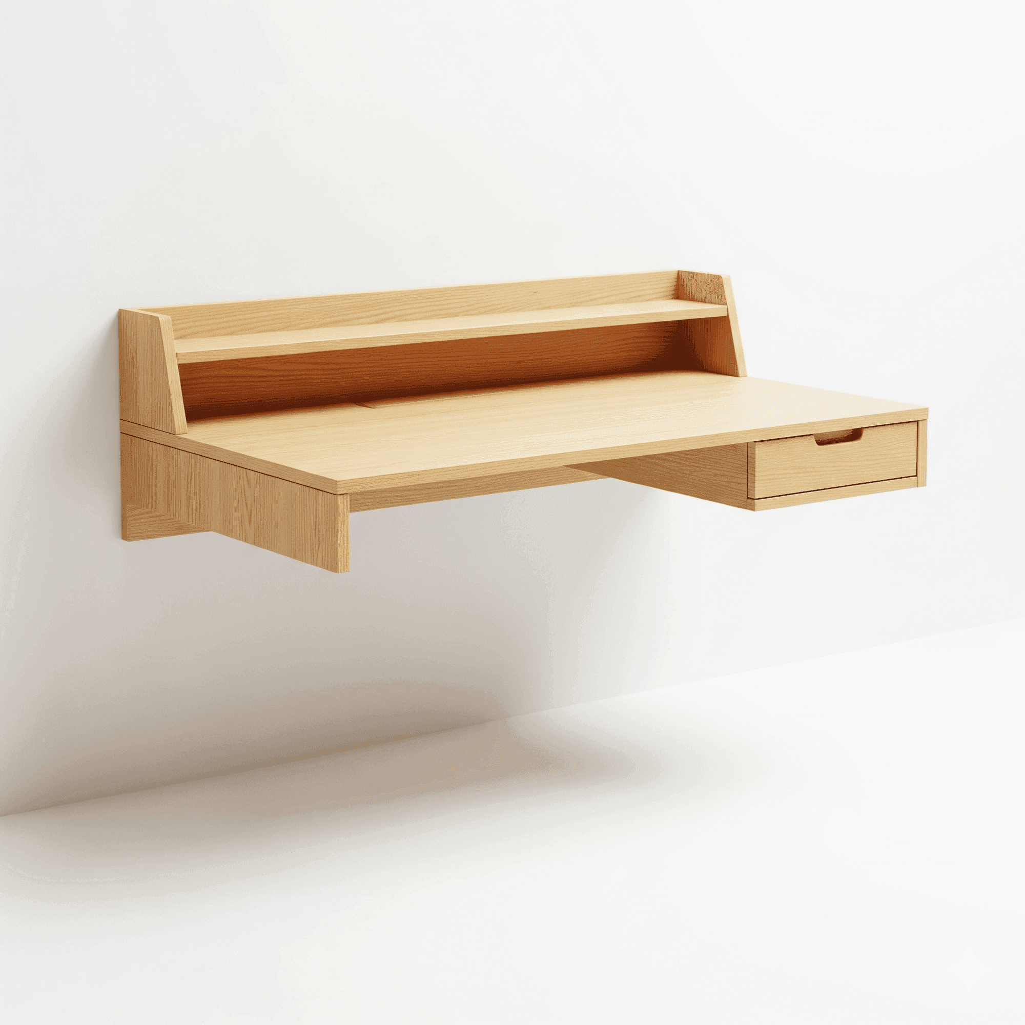 Wall-Mounted Study Desk, custom commercial furniture by DMD Furnishing