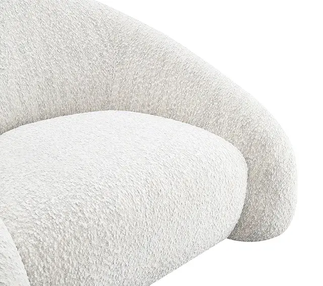Contemporary Beige Accent Chair — Lounge Chair, view 5