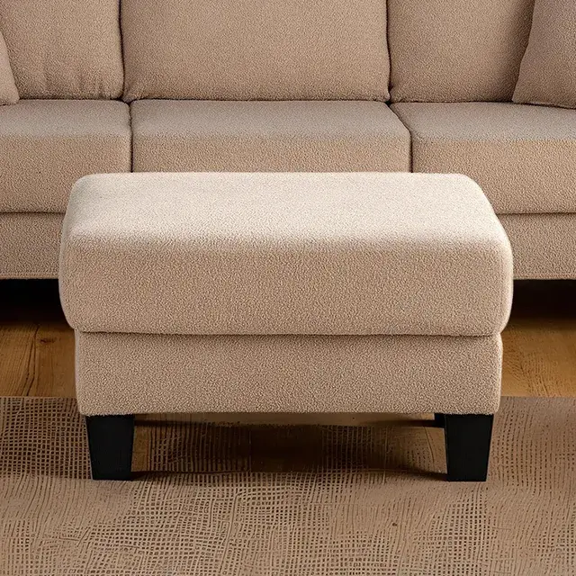 Contemporary Beige Sofa — Sofa, view 3