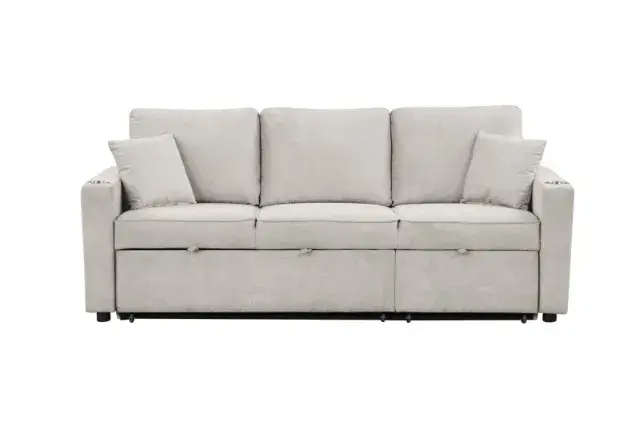 Contemporary Beige Sofa (Kendal) — Sofa, view 9