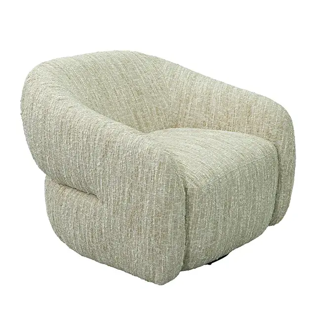 Contemporary Birche Beige Accent Chair — Lounge Chair, view 4