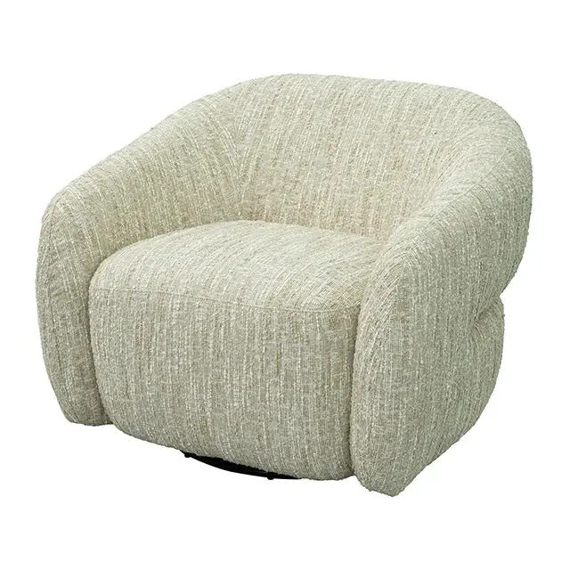Contemporary Birche Beige Accent Chair — Lounge Chair, view 5