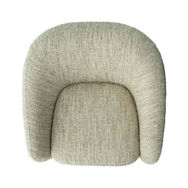 Contemporary Birche Beige Accent Chair — Lounge Chair, view 6