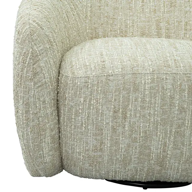 Contemporary Birche Beige Accent Chair — Lounge Chair, view 9