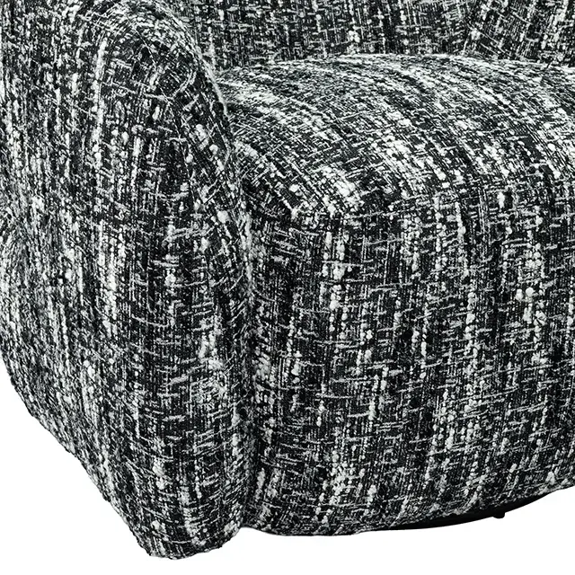 Contemporary Black Accent Chair (Pyrena) — Lounge Chair, view 7