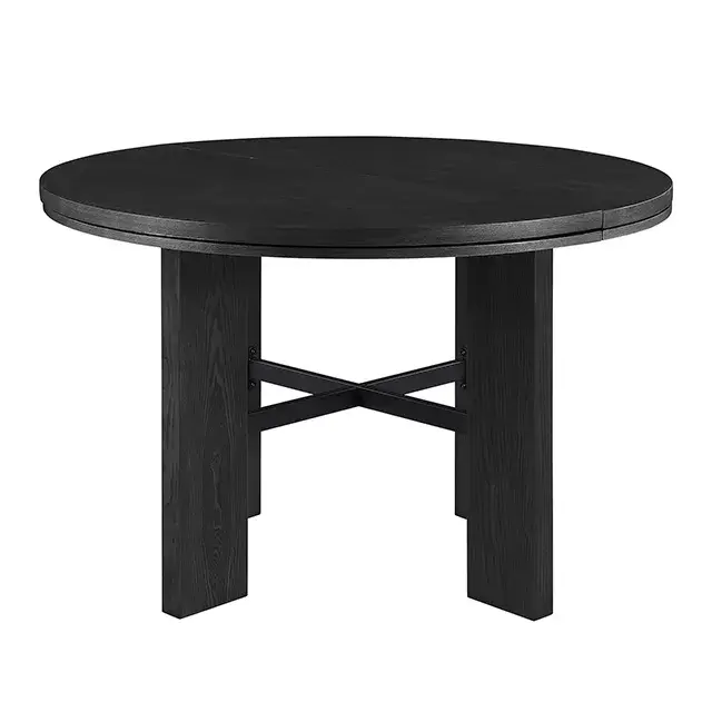 Contemporary Black Dining Set (Gaetani) 2 — Dining Table, view 3