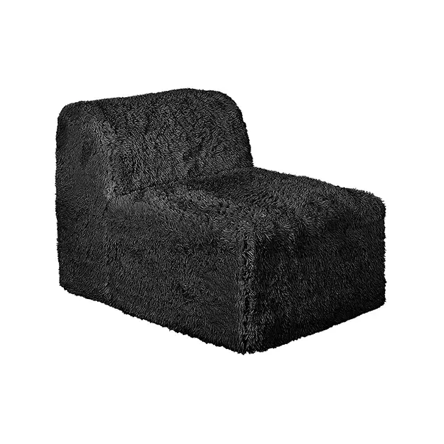 Contemporary Black Sectional Sofa — Sofa, view 2