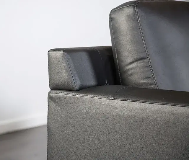 Contemporary Black Sectional Sofa (Stordal) — Sofa, view 2