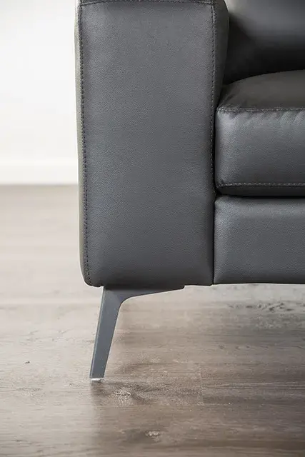 Contemporary Black Sectional Sofa (Stordal) — Sofa, view 3
