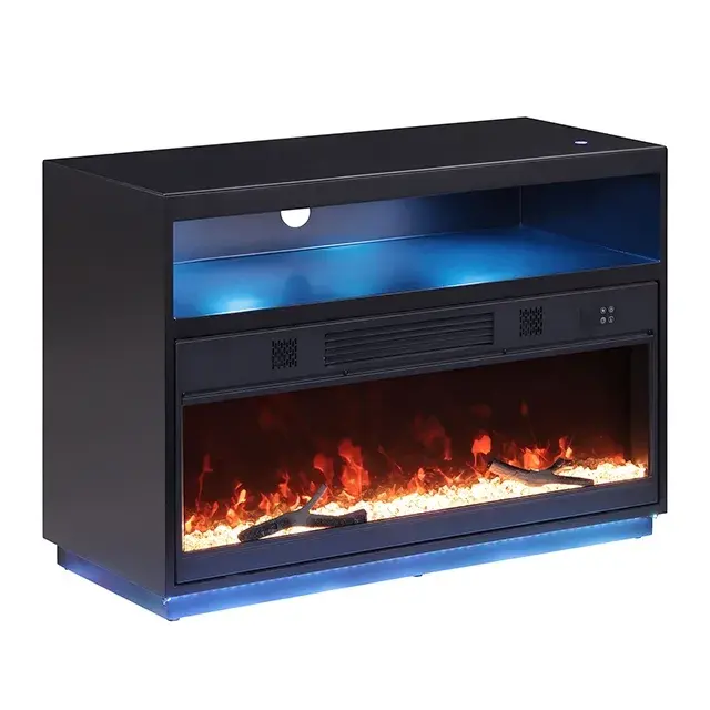 Contemporary Black TV Console (Terni) — TV Unit, view 10
