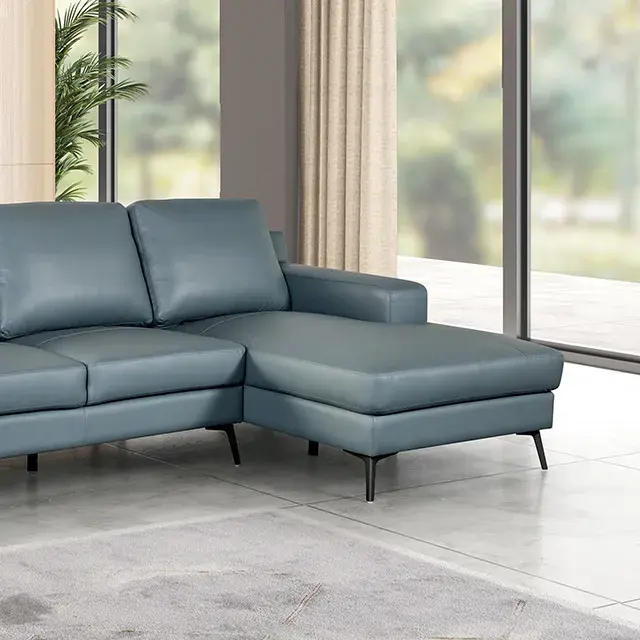 Contemporary Blue Sectional Sofa (Stordal) — Sofa, view 4