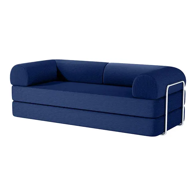 Contemporary Blue Sofa — Sofa, view 3
