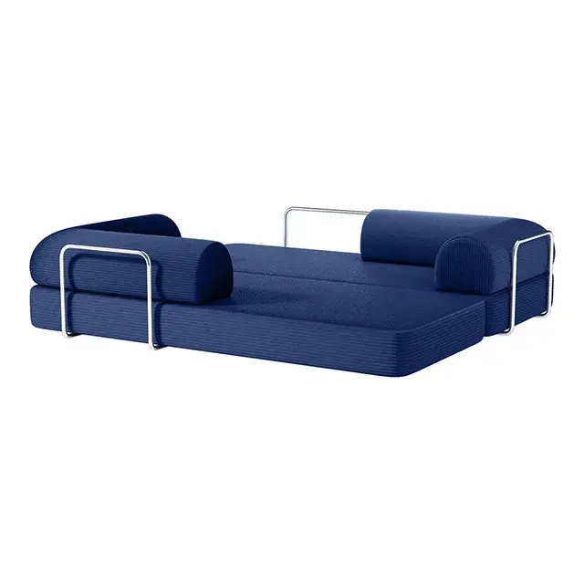 Contemporary Blue Sofa — Sofa, view 6