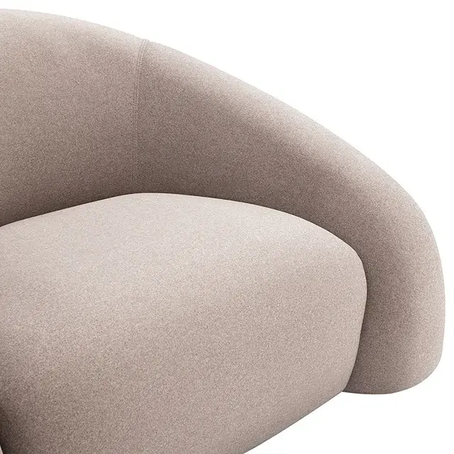 Contemporary Brown Accent Chair (Kyria) — Lounge Chair, view 5