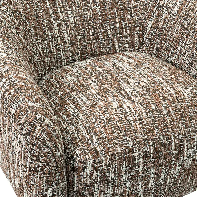 Contemporary Brown Accent Chair (Pyrena) — Lounge Chair, view 7