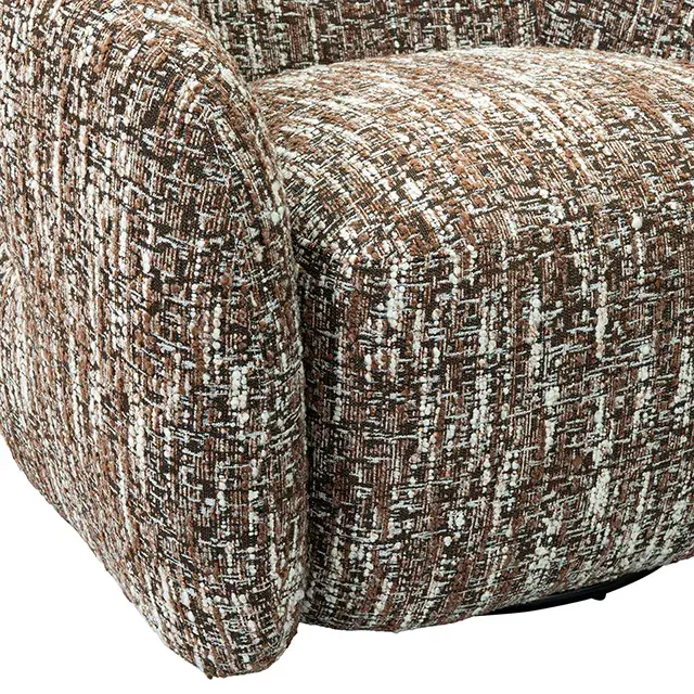 Contemporary Brown Accent Chair (Pyrena) — Lounge Chair, view 8