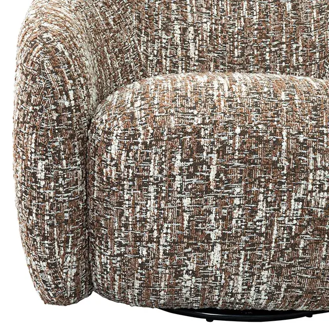 Contemporary Brown Accent Chair (Pyrena) — Lounge Chair, view 9