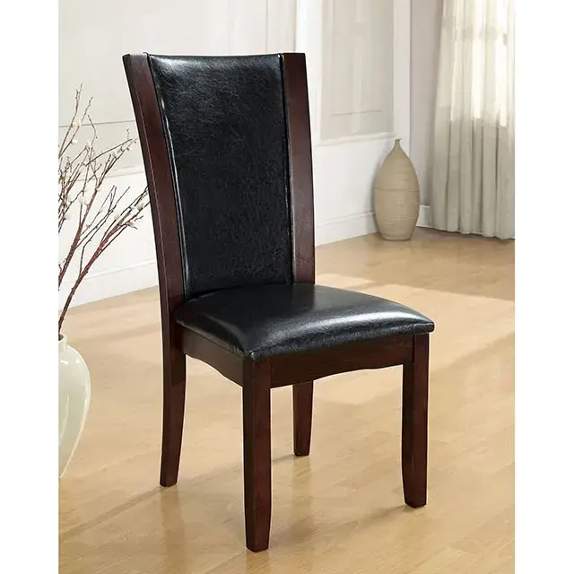 Contemporary Brown Cherry Dining Set — Dining Table, main view