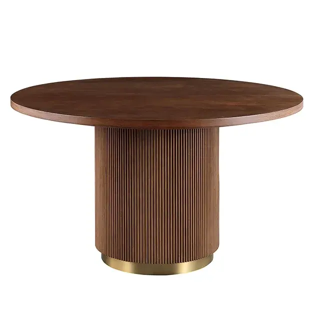 Contemporary Brown Dining Set (Frascone) — Dining Table, view 7
