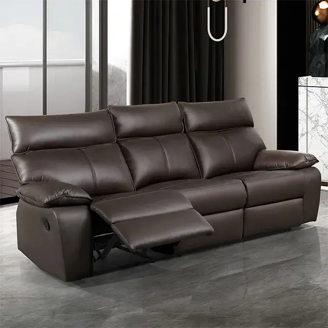 Contemporary Brown Sofa — Sofa, view 5