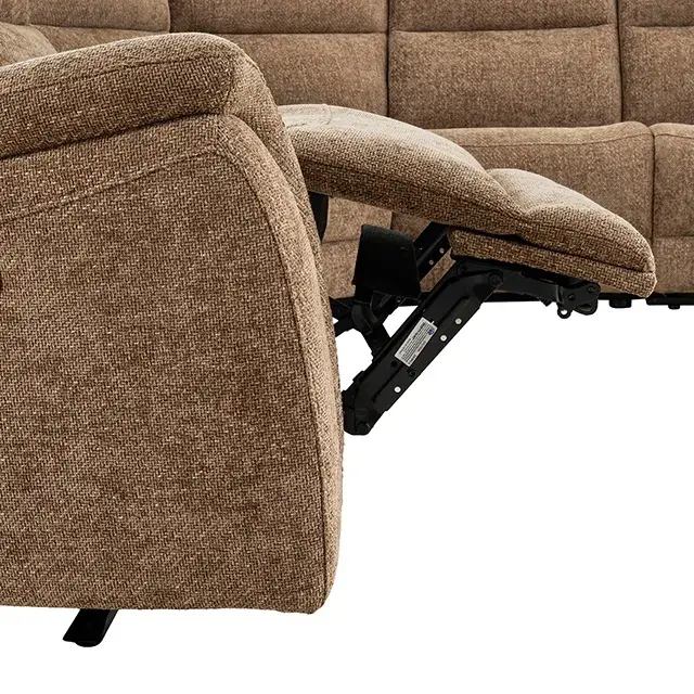 Contemporary Cypress Brown Power Reclining Sectional — Sofa, view 6
